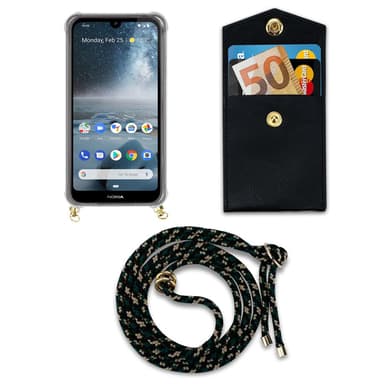 Nokia 4.2 Deksel med Halskjede (brun)