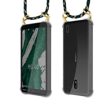 Nokia 1 PLUS Deksel med Halskjede (brun)