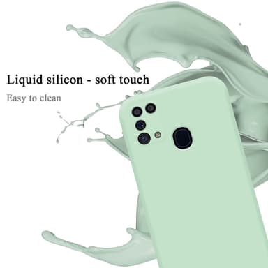 Samsung Galaxy M31 silikondeksel case (grønn)