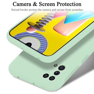 Samsung Galaxy M31 silikondeksel case (grønn)