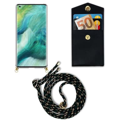Oppo FIND X2 Deksel med Halskjede (brun)