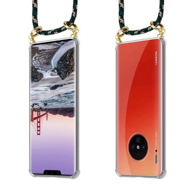 Huawei MATE 30 PRO Deksel med Halskjede (brun)