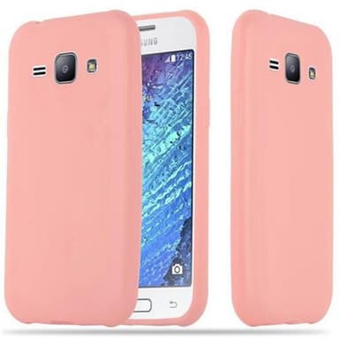 Deksel Samsung Galaxy J1 2015 Silikon cover (rosa)