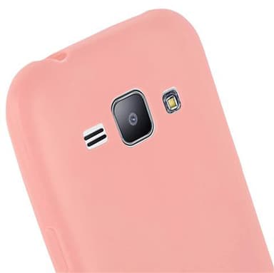 Deksel Samsung Galaxy J1 2015 Silikon cover (rosa)