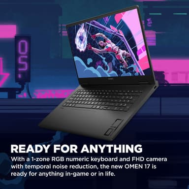 HP Omen 17 R5-8HS/16/512/4050 17,3" bærbar gaming-PC