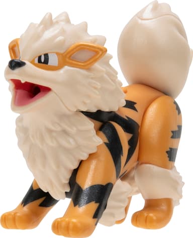 Pokémon Select Evolution actionfigur 2-pakning (Growlithe, Arcanine)