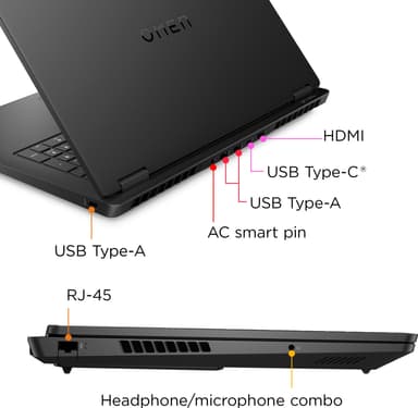 HP Omen 17 R7-8HS/16/512/4060 17,3" bærbar gaming-PC