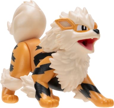 Pokémon Select Evolution actionfigur 2-pakning (Growlithe, Arcanine)