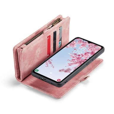 CaseMe mobildeksel 008 11-kort Samsung Galaxy A34 5G - Rosa