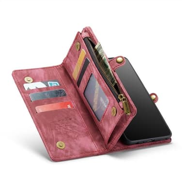 CaseMe mobildeksel 008 11-kort Samsung Galaxy A32 5G - Rød