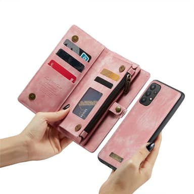 CaseMe mobildeksel 008 11-kort Samsung Galaxy A32 5G - Rosa
