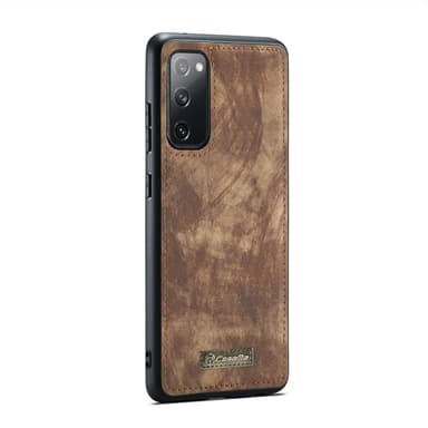 CaseMe mobildeksel 008 11-kort Samsung Galaxy S20 FE - Brun