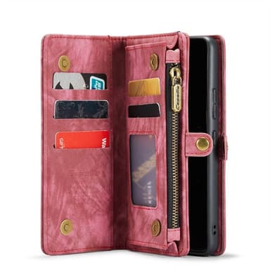 CaseMe mobildeksel 008 11-kort Samsung Galaxy A33 5G - Rød