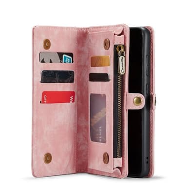 CaseMe mobildeksel 008 11-kort Samsung Galaxy S21 FE - Rosa