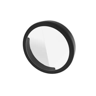 PC + integrert klokke i herdet glass for Garmin Lily2 Smartwatch Sort