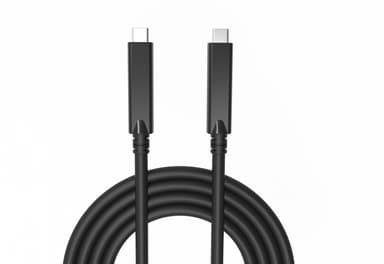 NÖRDIC aktiv AOC Fiber USB-C-kabel 10m 10Gbps 4K + PD 60W, DP 4-felt 2-felt