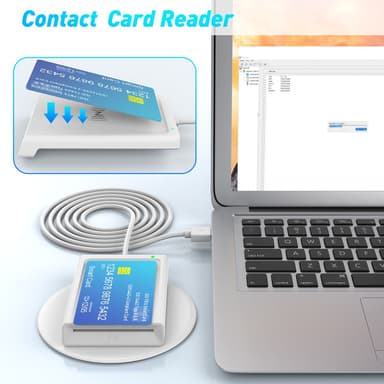 NÖRDIC Smartkortleser med NFC, USB-A