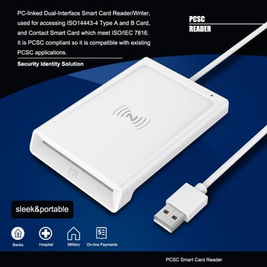 NÖRDIC Smartkortleser med NFC, USB-A