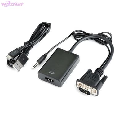 NÖRDIC VGA til HDMI adapter 1080p 60Hz HDCP 1.2