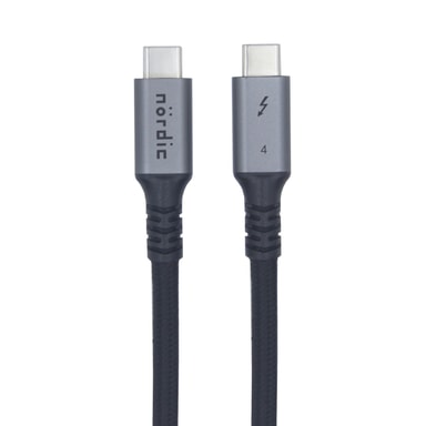50cm Thunderbolt 4 Kabel, 40Gbps, 100W PD, 4K/8K Video, Intel-Certified Thunderbolt Kabel, Compatibel met USB4/Thunderbolt 3/USB 3.2/USB Type-C/ DisplayPort - TBLT4MM50CM - - Gratis bezorgd