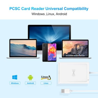 NÖRDIC Smartkortleser med NFC, USB-A