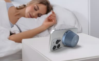 NÖRDIC Bluetooth 5.3 høyttaler med magnet 3W IPX6 blå