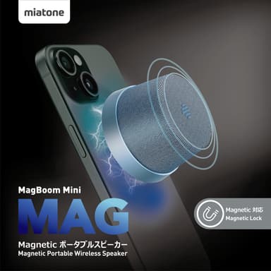 NÖRDIC Bluetooth 5.3 høyttaler med magnet 3W IPX6 blå