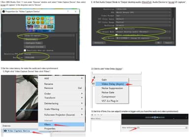 Ezcap SDI videoopptakskort USB3.0 FHD 1080P 60FPS Windows Linux MacOS Android