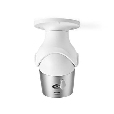 Nedis SmartLife Utendørs kamera | Wi-Fi | Full HD 1080p | IP65 | Cloud Storage (valgfritt) / microSD (ikke inkludert) | 12 V DC | Med bevegelses sensor | Nattsyn | Hvit / Sølv
