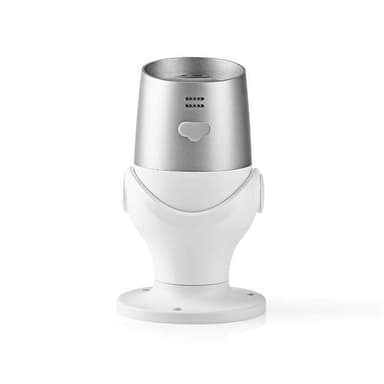 Nedis SmartLife Utendørs kamera | Wi-Fi | Full HD 1080p | IP65 | Cloud Storage (valgfritt) / microSD (ikke inkludert) | 12 V DC | Med bevegelses sensor | Nattsyn | Hvit / Sølv