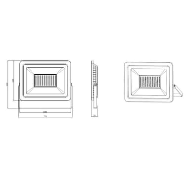 Forever Light LED-arbeidslys 1x100W 6000K med stativ