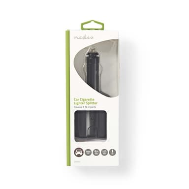 Nedis Universal DC Power Adapter | Biladapter | 120 W | Inngangsspenning: 12 V DC | 12 V DC | Maksimal utgangsstrøm per port: 10 A | Sort