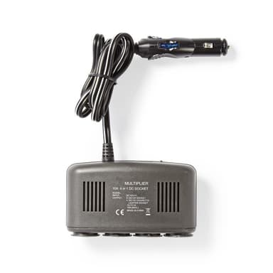 Nedis Universal DC Power Adapter | Biladapter | 120 W | Inngangsspenning: 12 V DC | 12 V DC | Maksimal utgangsstrøm per port: 4.0 A | Sort