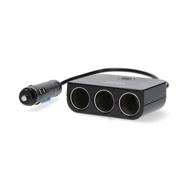 Nedis Universal DC Power Adapter | Biladapter | 150 W | Inngangsspenning: 12 V DC | 12 V DC | Maksimal utgangsstrøm per port: 4.0 A | Sort