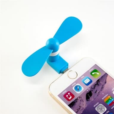 Vifte for iPhone med Lightning - Blå