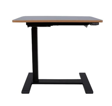 Skrivebord ERGO med 1 motor 70x40cm, sort