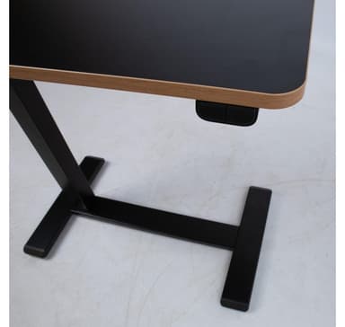 Skrivebord ERGO med 1 motor 70x40cm, sort