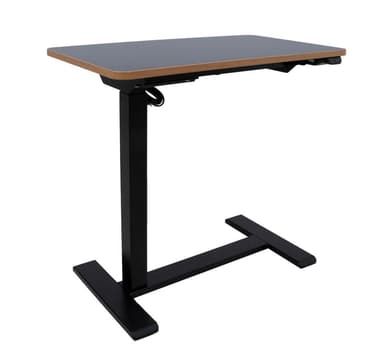Skrivebord ERGO med 1 motor 70x40cm, sort