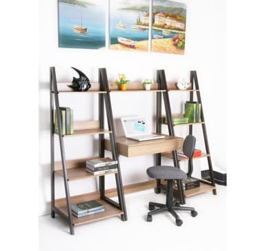 Skrivebord STEP 74x48xH146cm, eik