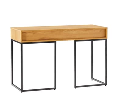 Skrivebord HAMPTON 120x50xH79cm, 3D