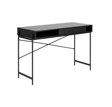 Skrivebord ANGUS 110x50xH75cm, sort