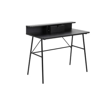 Skrivebord PASCAL 100x55xH88,8cm, sort
