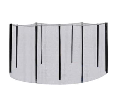 Kapsling for D426cm trampoline, med stenger, sort