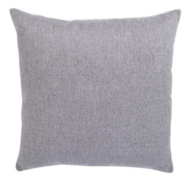 Pute LAMMESEKK 65x65cm, hvit/lys grå