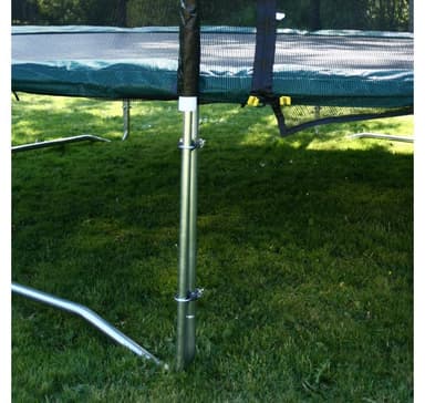 Kapsling for D305cm trampoline, med stenger, sort