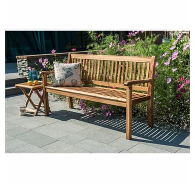 Benk FINLAY 150x61xH89cm, akasie