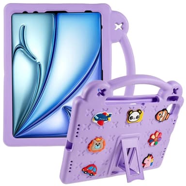 Til iPad Air 11 (2024) EVA Foam Stativdeksel - Lilla