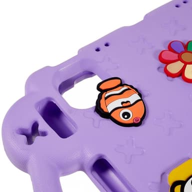 Til iPad Air 11 (2024) EVA Foam Stativdeksel - Lilla