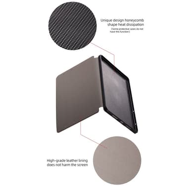 Til iPad Pro 11 (2024) -deksel Flip Stand Smart Nettbrettveske - Peony