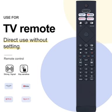 TV-fjernkontroll erstatning for BRC0984501/01 For Philips TV